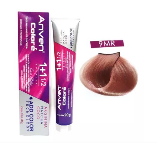 TINTE ANVEN 9MR METALLIC ROSE GOLD - Imagen 2