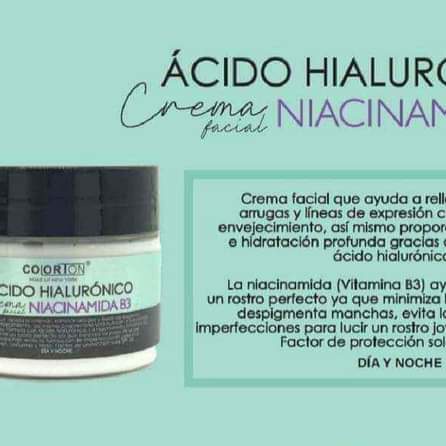 CREMA COLORTON ACIDO HIALURONICO - Imagen 2
